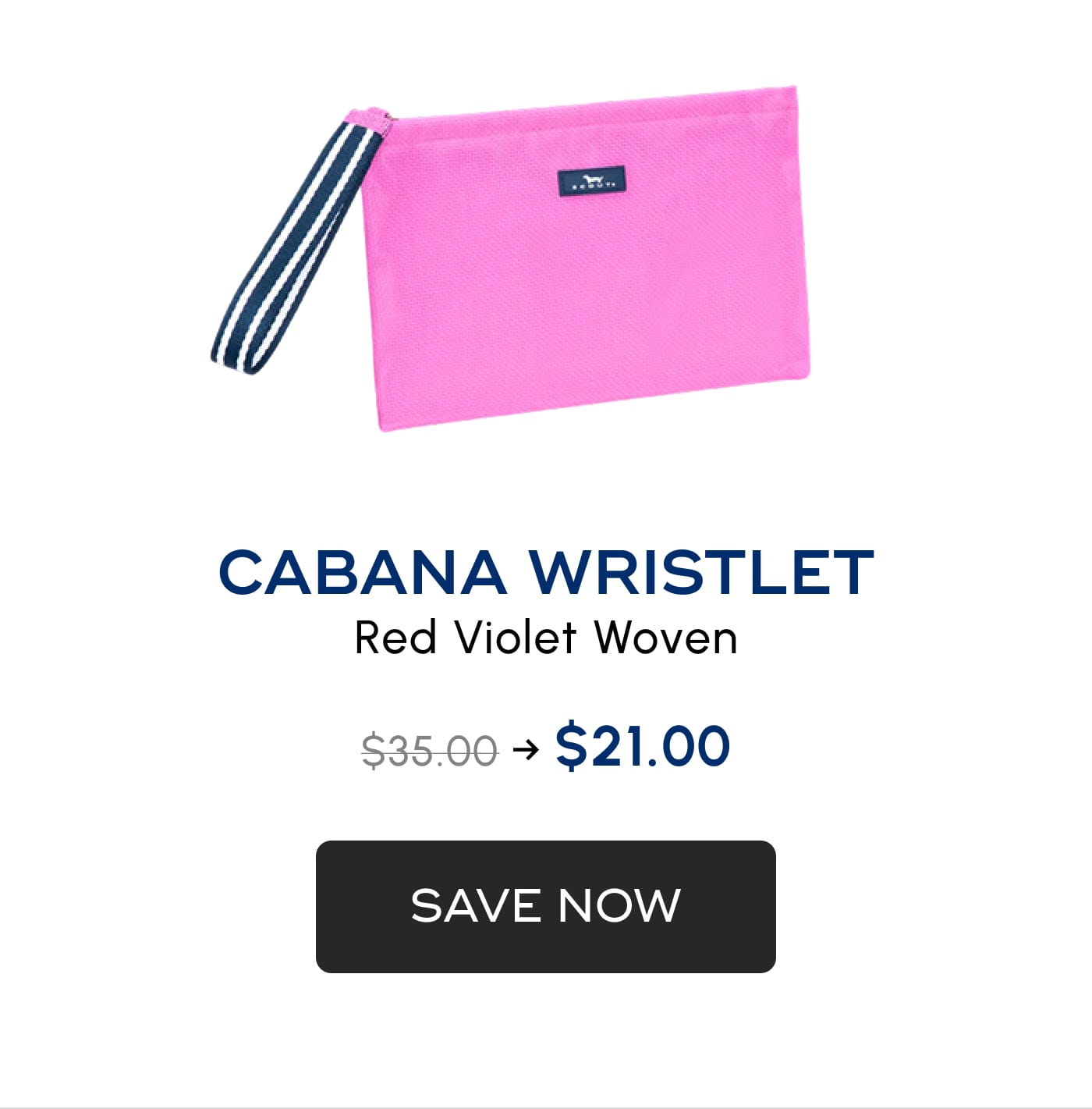 CABANA WRISTLET. Red Violet Woven. $35.00 → $21.00. SAVE NOW