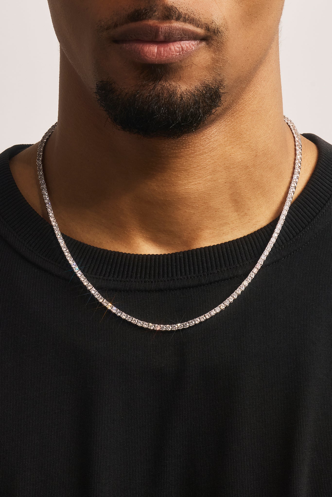 Image of Tennis Chain - 3mm - White