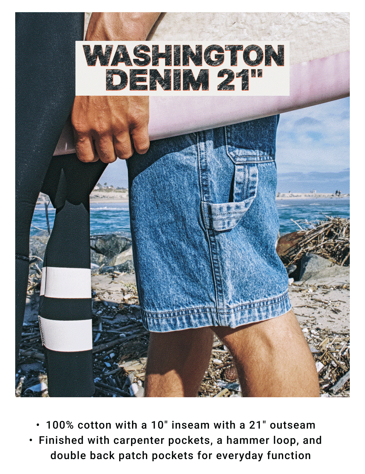 Washington Denim 21"