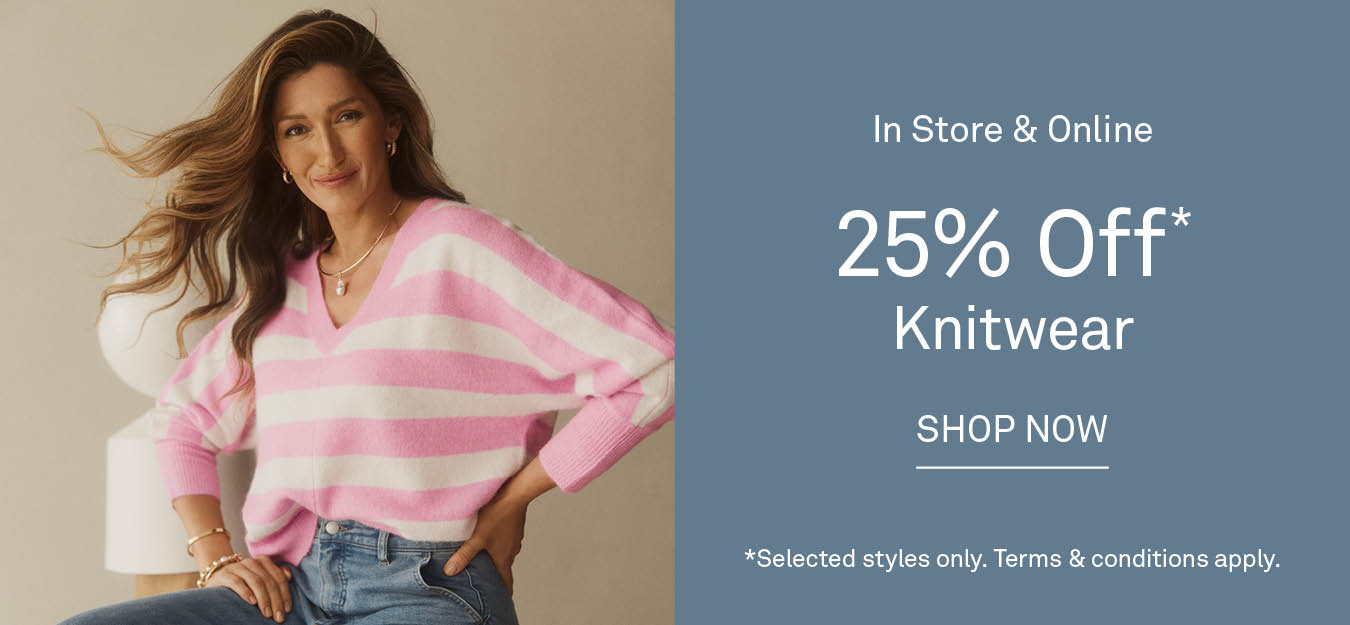 Shop 25% Off Knitwear