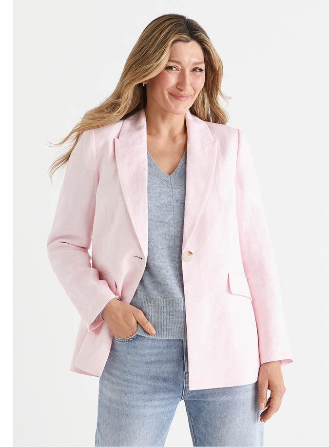 Classic Linen Blazer