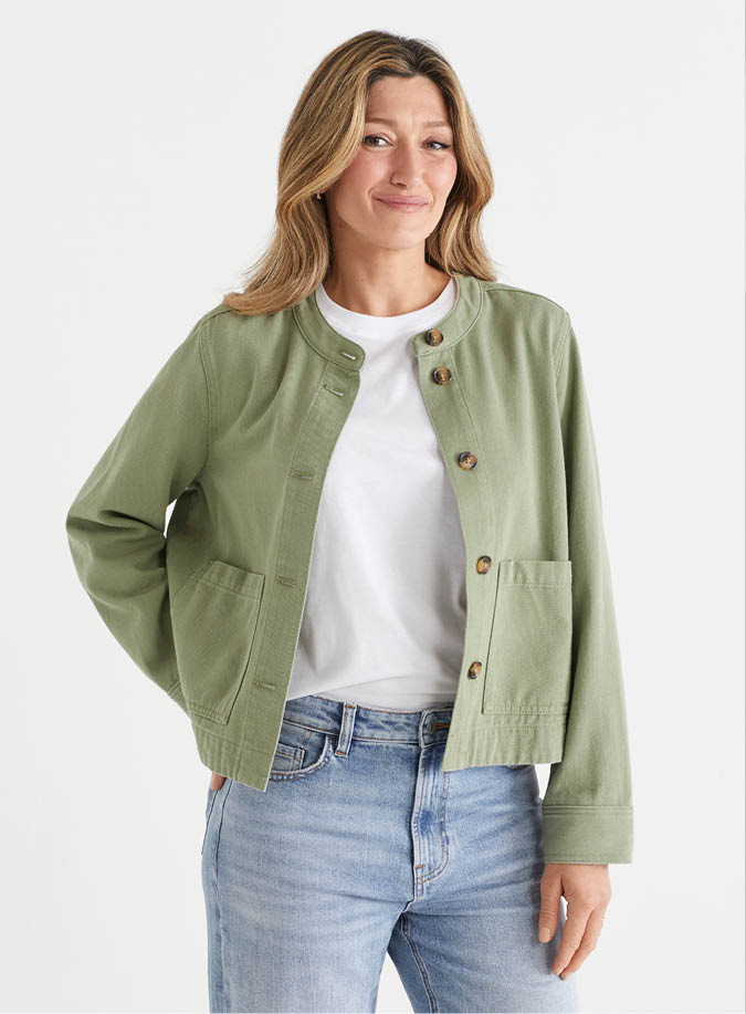 Pocket Front Denim Jacket