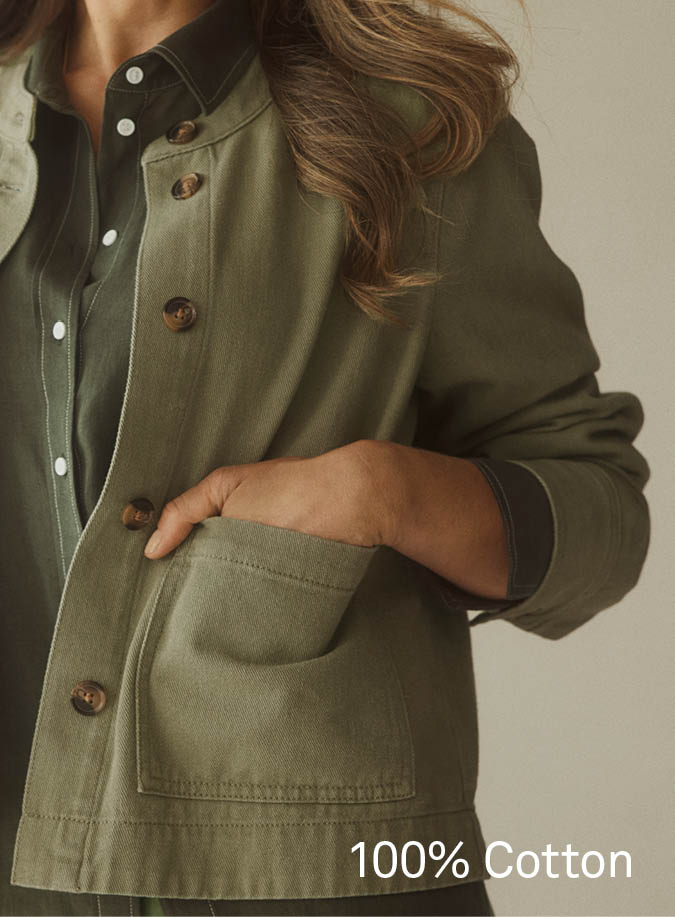 Pocket Front Denim Jacket