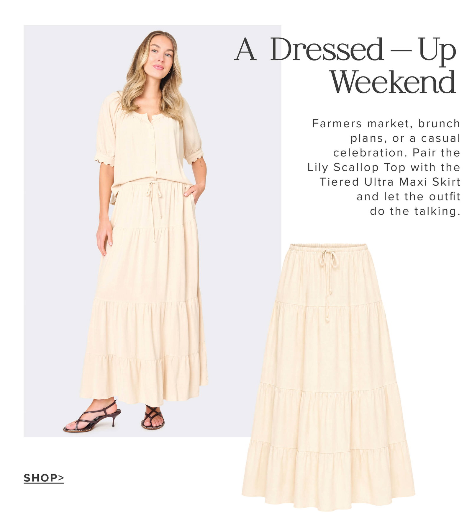 A dressed-up weekend