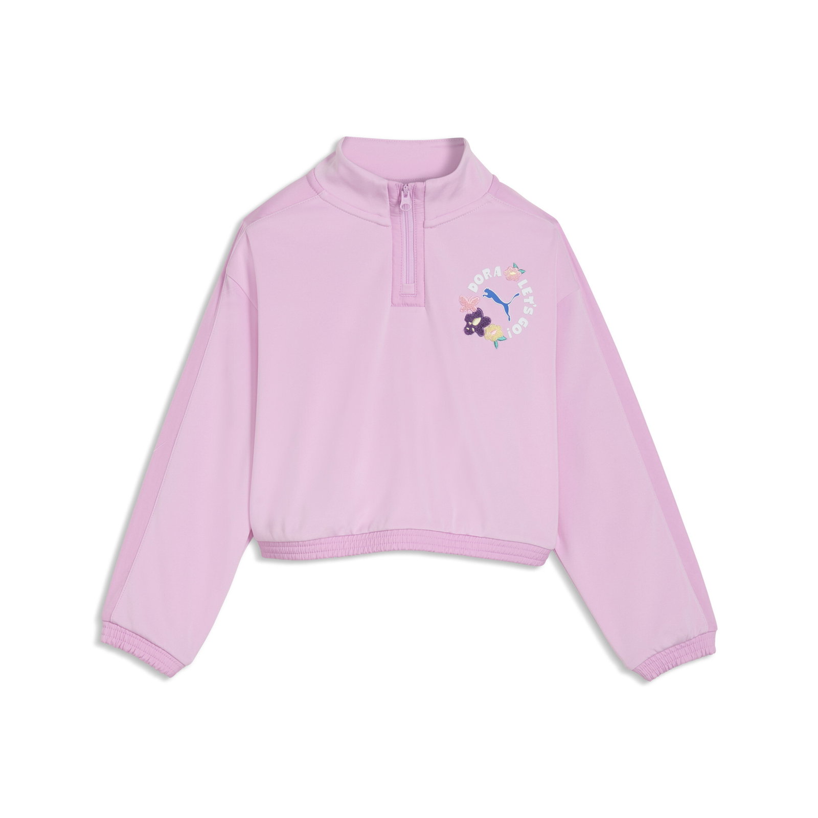 PUMA x DORA THE EXPLORER Little Kids' T7 Relaxed Half-Zip Sweatshirt