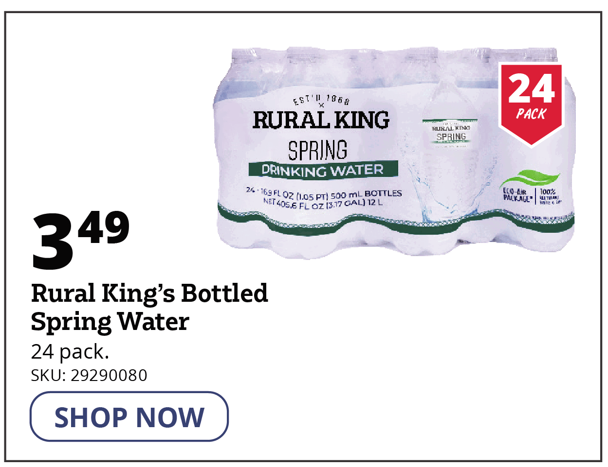 rk bottled spring water