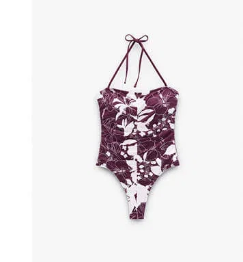 Printed floral swimsuit