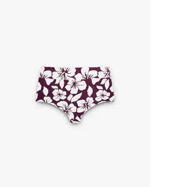 Bikini shorts with floral printed
