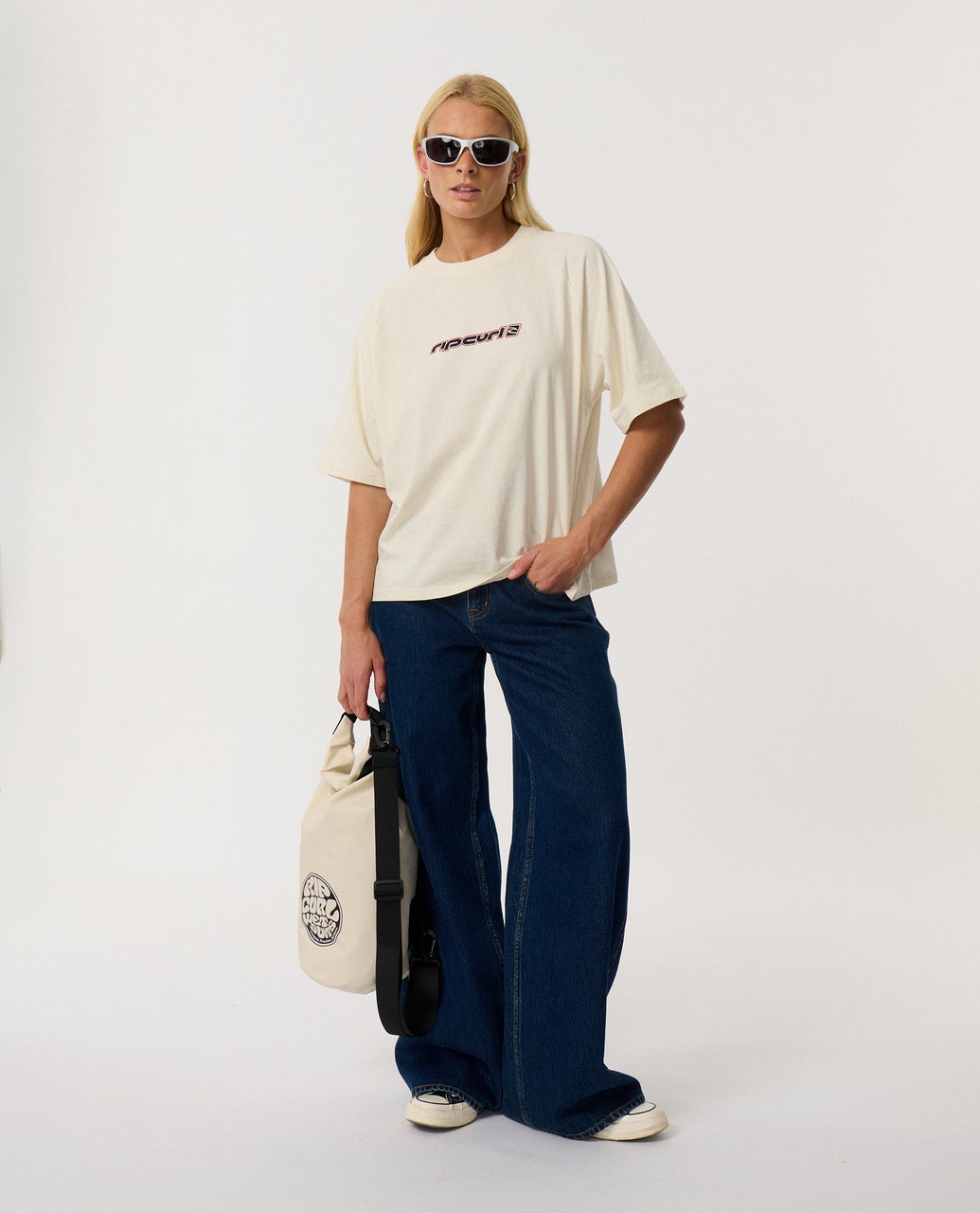 Sunset Beach Raglan Boxy Tee