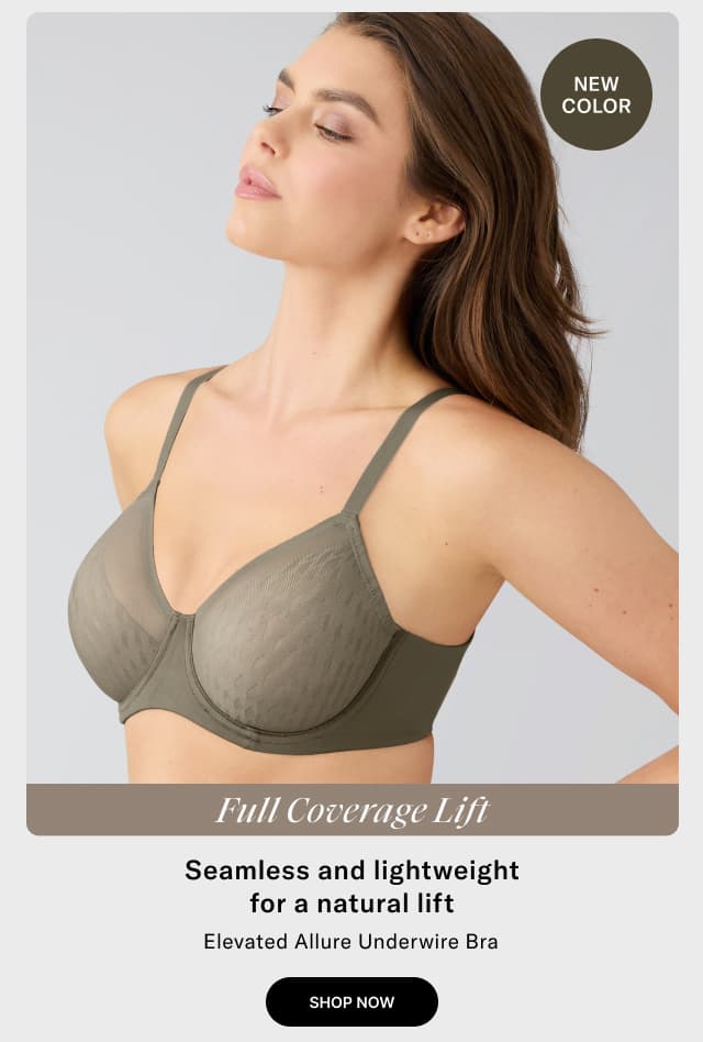 Shop Elevated Allure Underwire Bra in a new color
