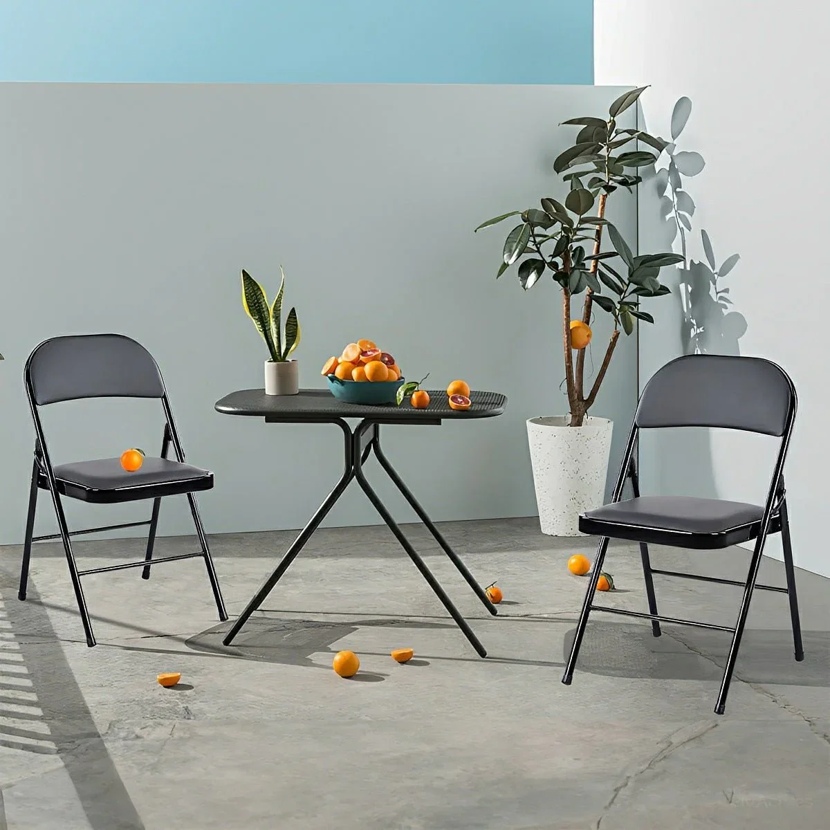 Image of Heavy Duty Folding Chair – Padded Seat, 350 lb, Lightweight