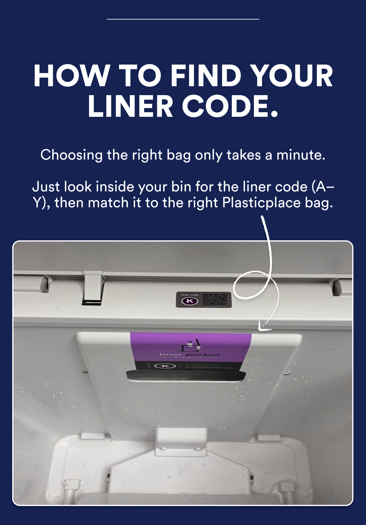 How to find your liner code
