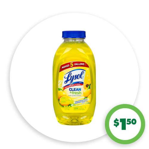 $1.50 Lysol® Multi-Purpose Cleaner