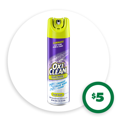 $5 OxiClean® Foaming Bathroom Cleaner