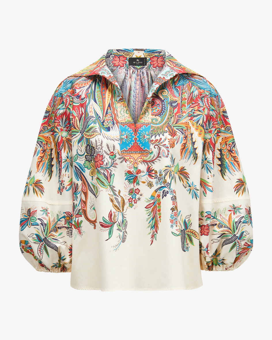 Bluse aus Baumwolle