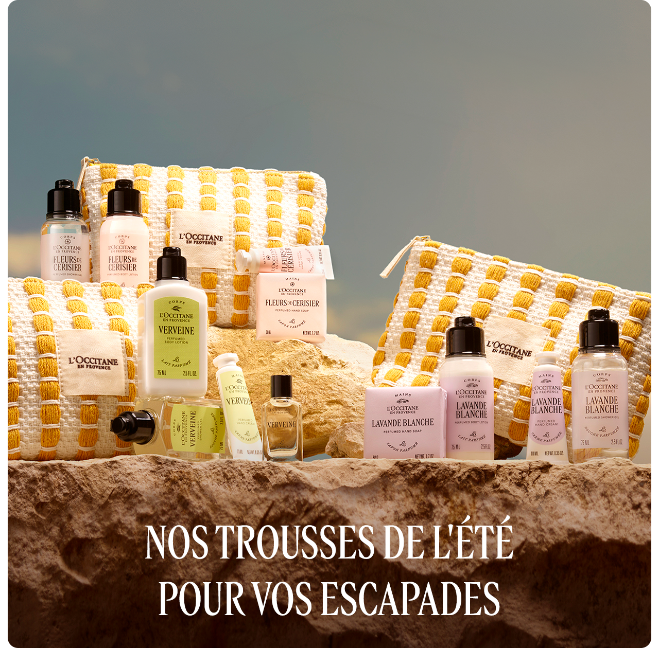 Nos trousses de l'été pour vos escapades