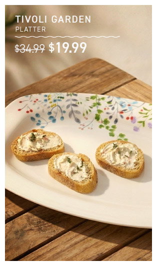 Tivoli Garden Platter: NOW $19.99