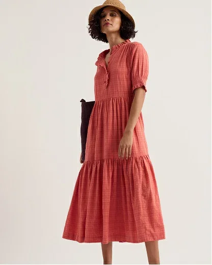 Feather Star Tiered Dress