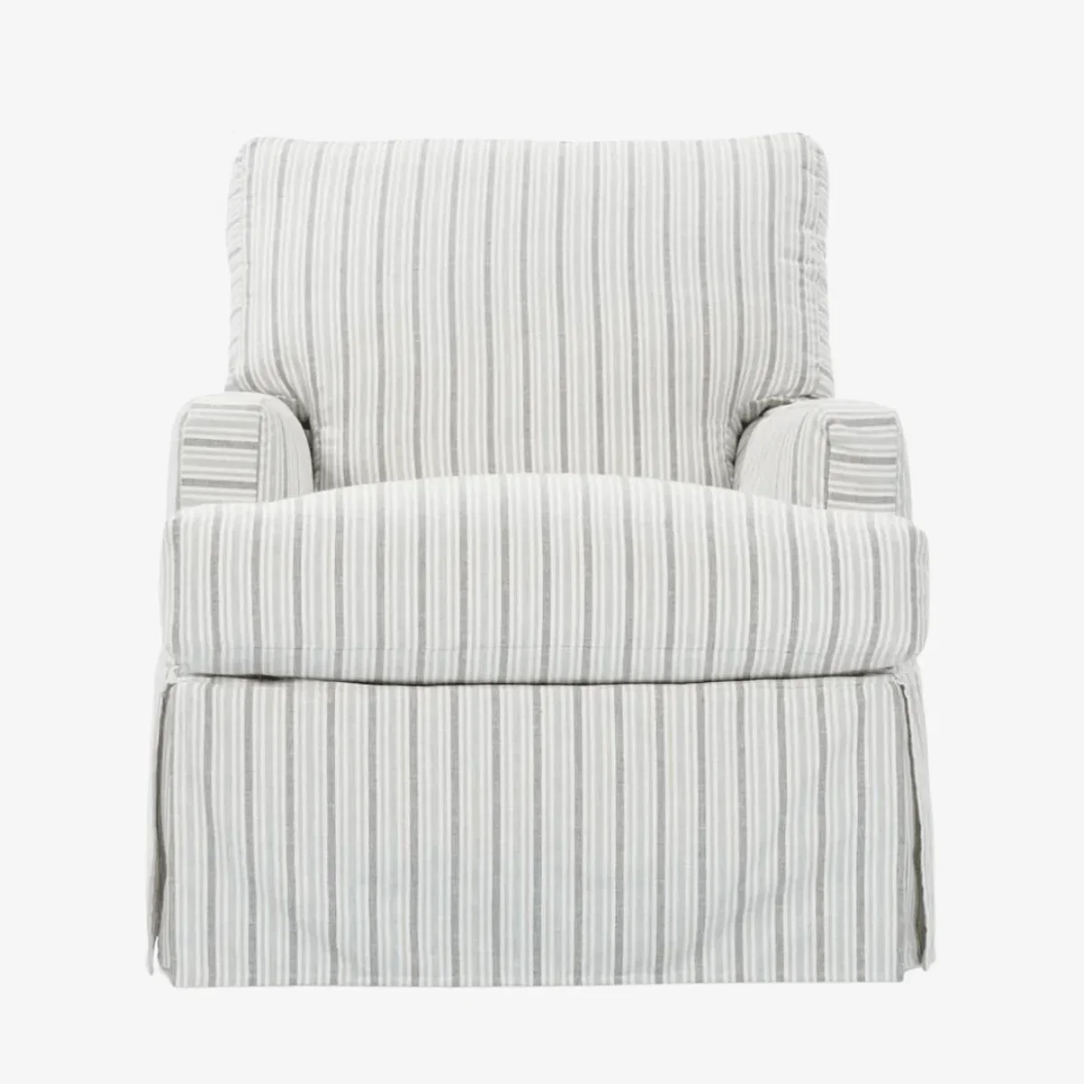 Image of Sadie Slipcovered Swivel Glider Chair