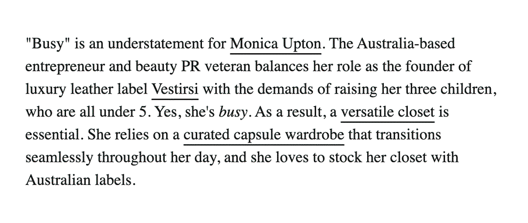 Monica's Foundations of Style