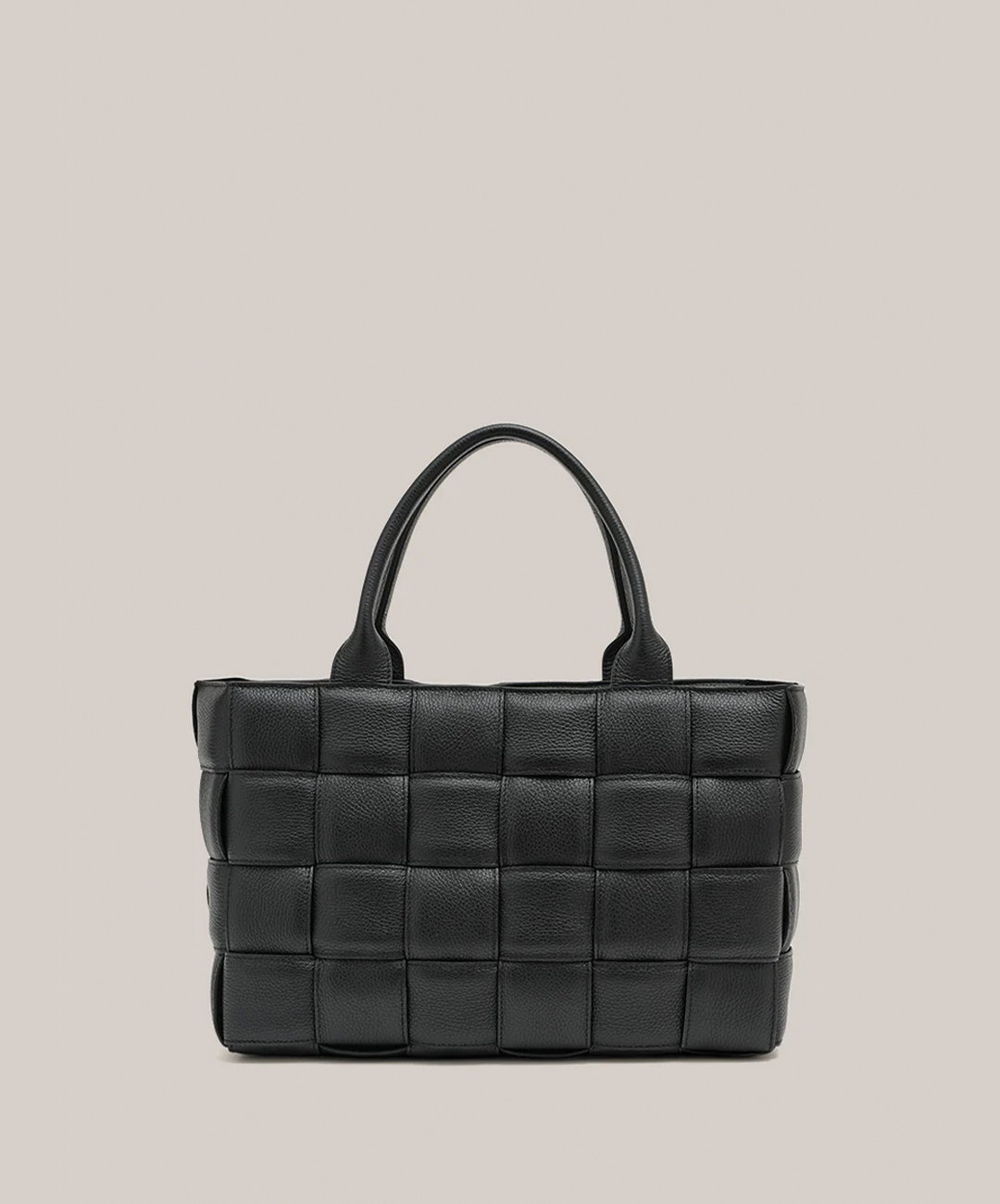 Margot XL Black Woven Tote
