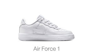 Nike Little Kids' Air Force 1 Low EasyOn Sneakers in White