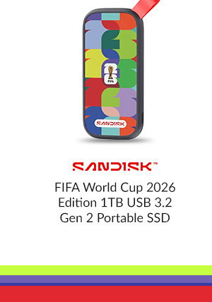 SanDisk FIFA World Cup 2026 Edition 1TB USB 3.2 Gen 2 Portable SSD