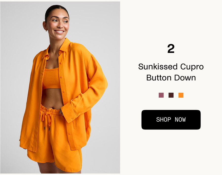 SunKissed Cupro Button Down