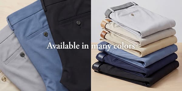 Haggar Sport pants shown in various colors