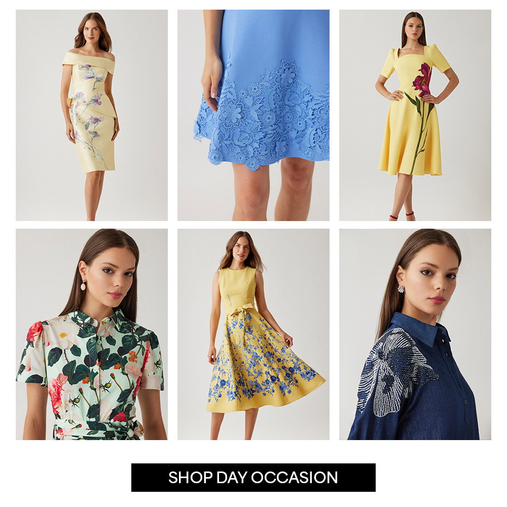 a wide selection of beautiful daytime occasion dresses
