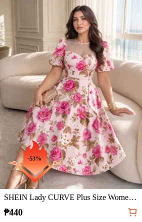 SHEIN Lady CURVE Plus Size Women s...