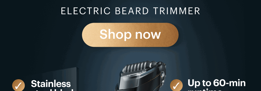 Let the tech do the trimming. The Beard Hedger® Plus