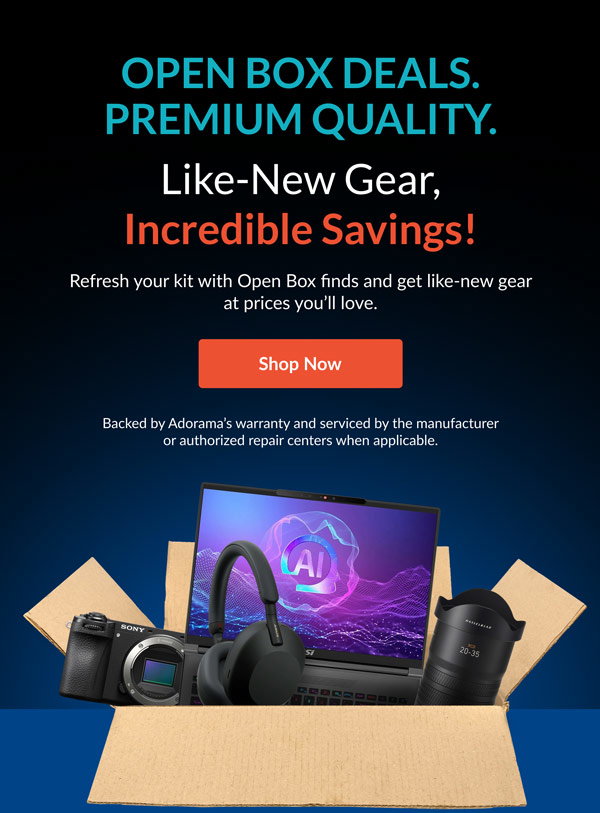 OPEN BOX DEALS, PREMIUM QUALITY | Shop Now