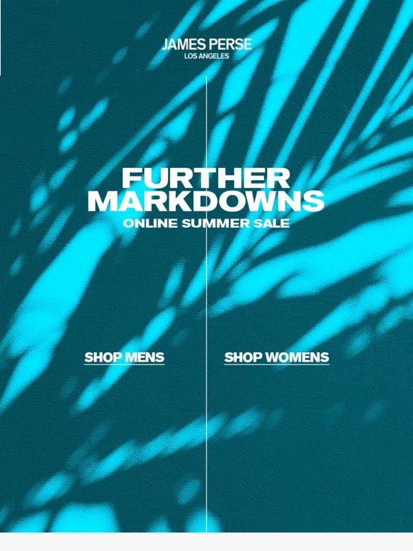Further Markdowns