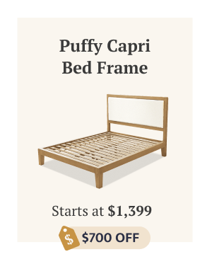 Puffy Capri Bed Frame