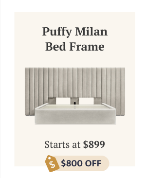 Puffy Milan Bed Frame