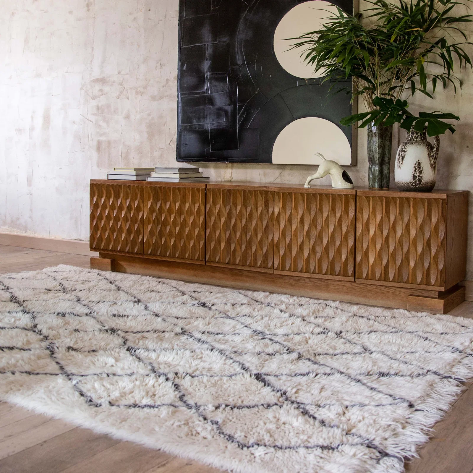 Bereber Style Berb Woolable Rug by Lorena Canals