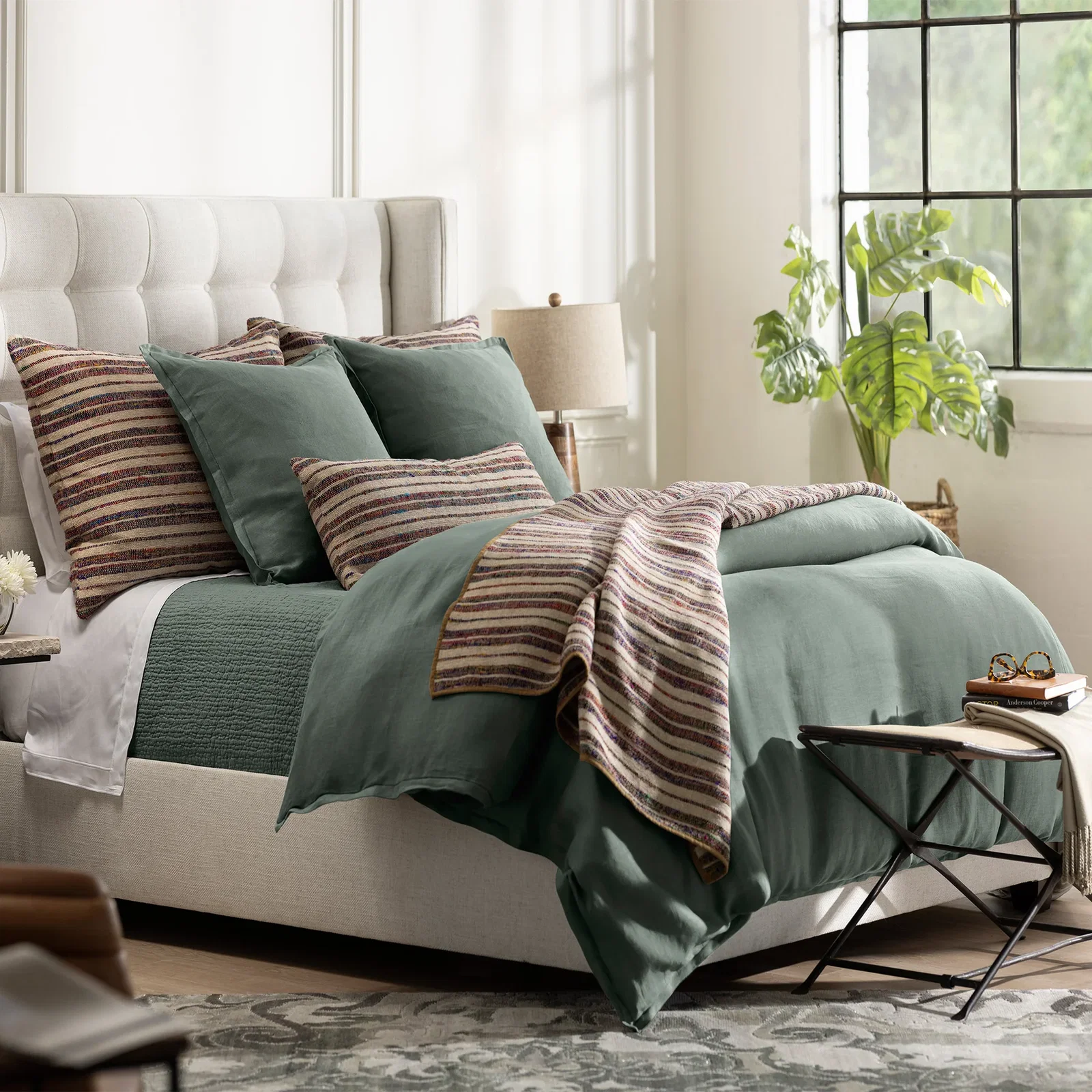 Terra Thunder Duvet Cover by Lili Alessandra