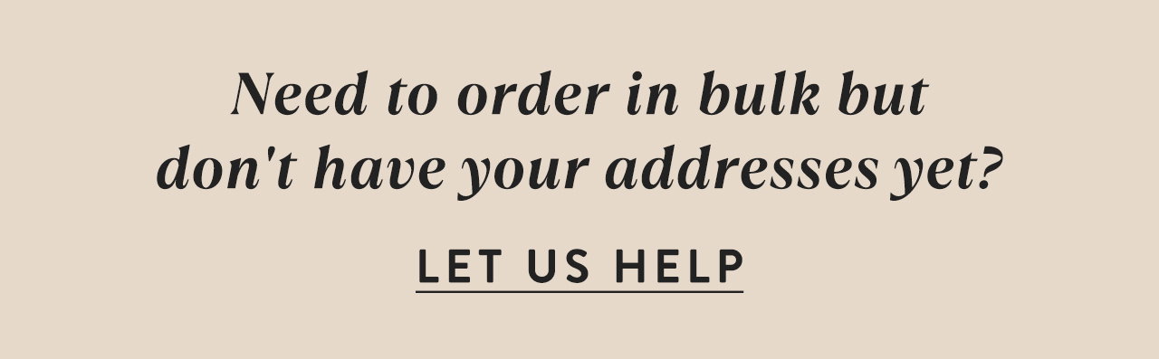 Let us help 