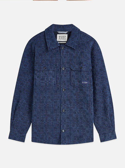 Jacquard Stripe Overshirt