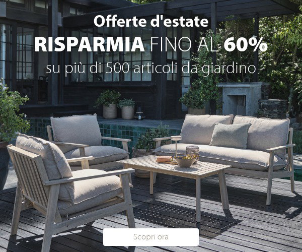RISPARMIA FINO AL 60% su più di 500 articoli da giardino