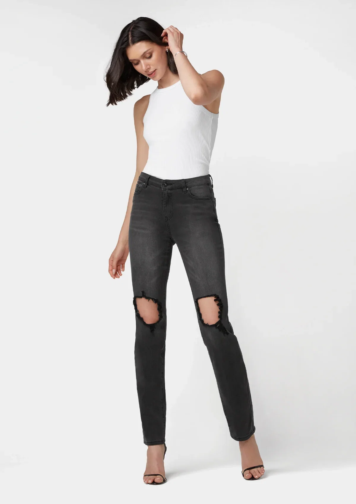 Image of Tall Chloe High Rise Straight Leg Jeans