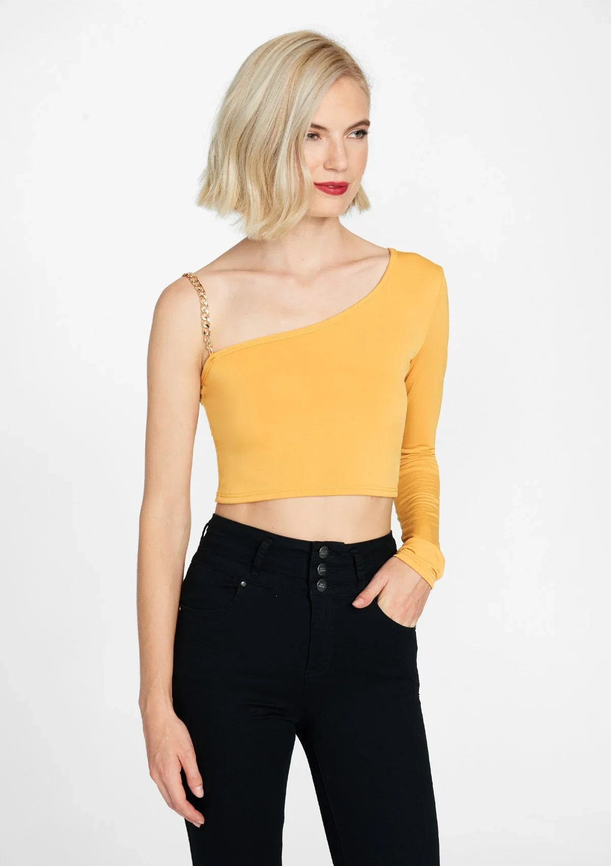 Image of Tall Valerie One Shoulder Top