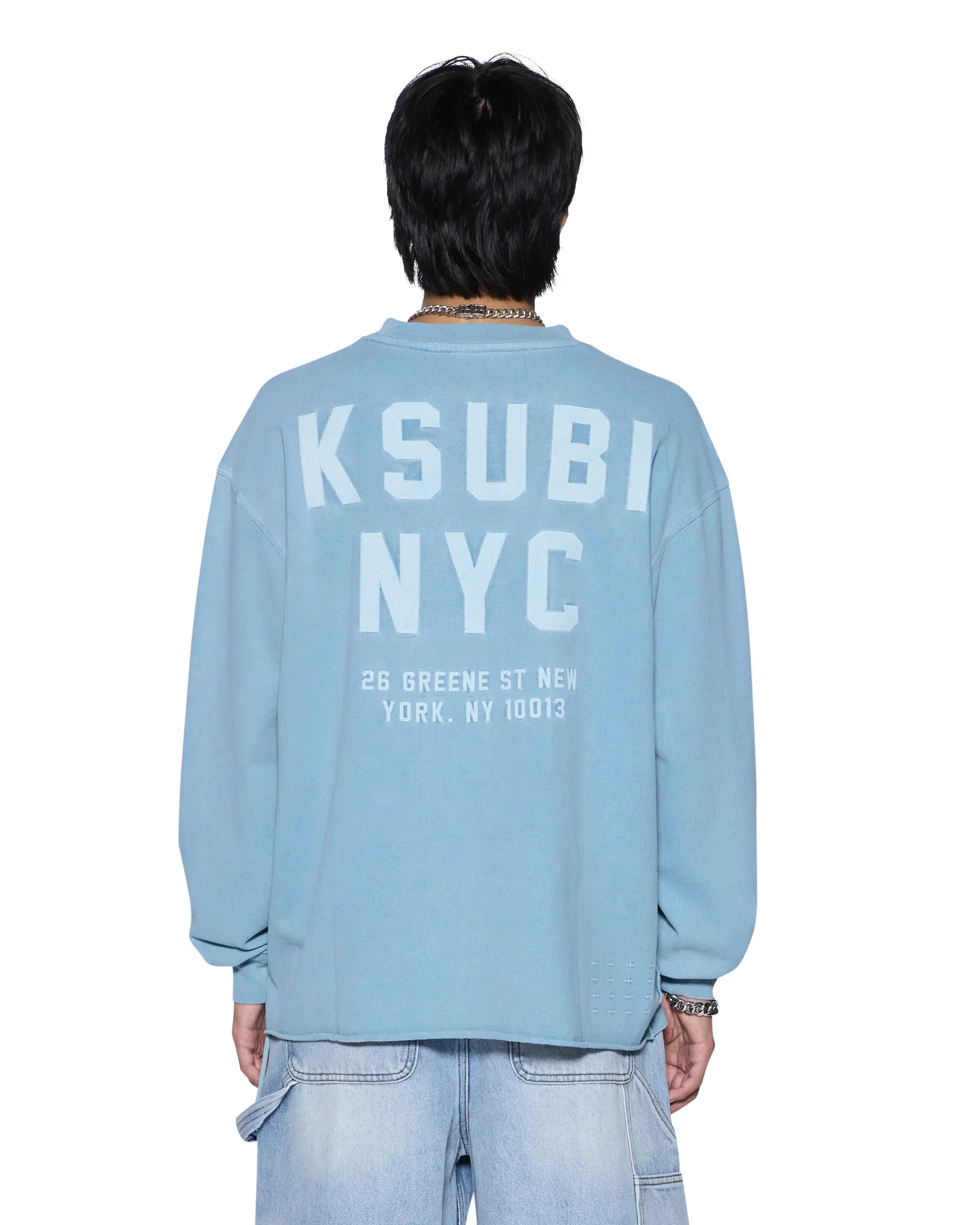 Image of K-LOCK EKCESS LS TEE SUMMER BLUE