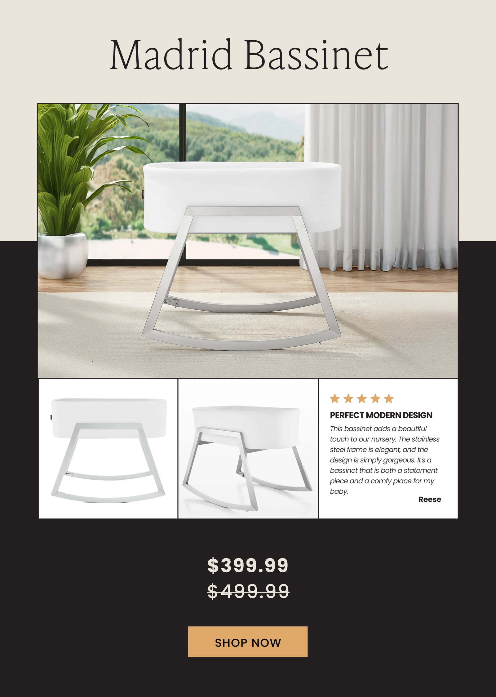 Shop Madrid Bassinet