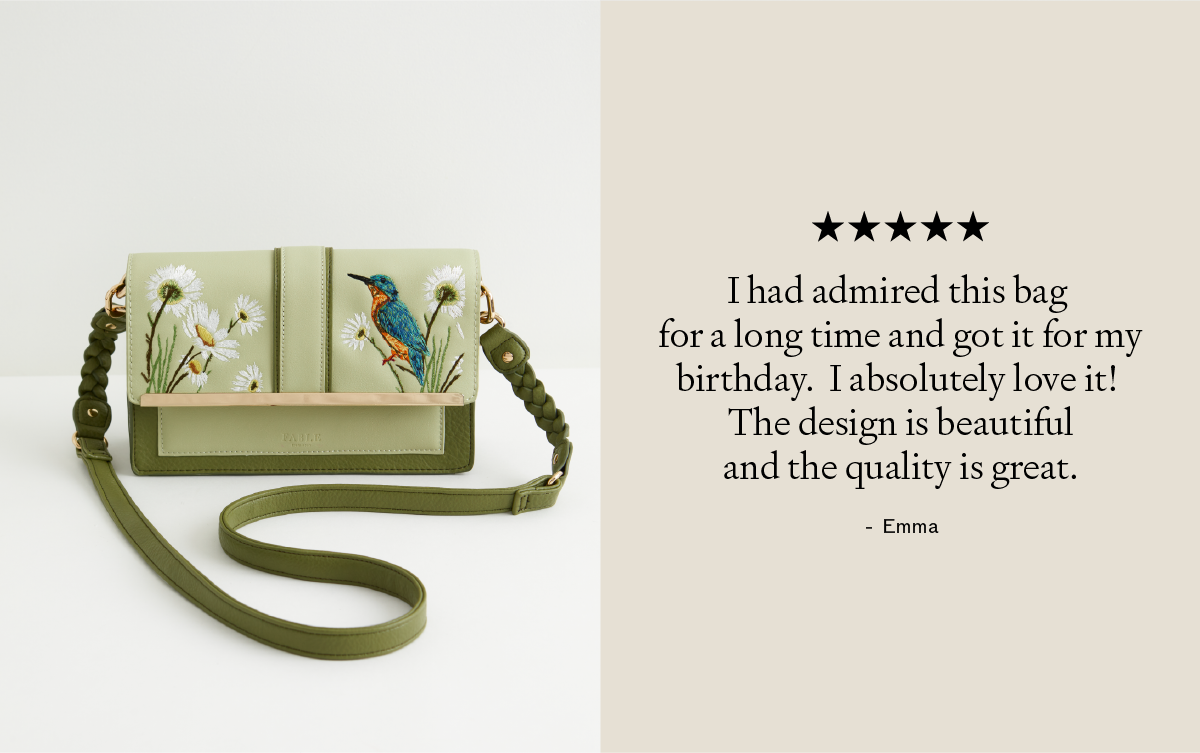 Kingfisher bag