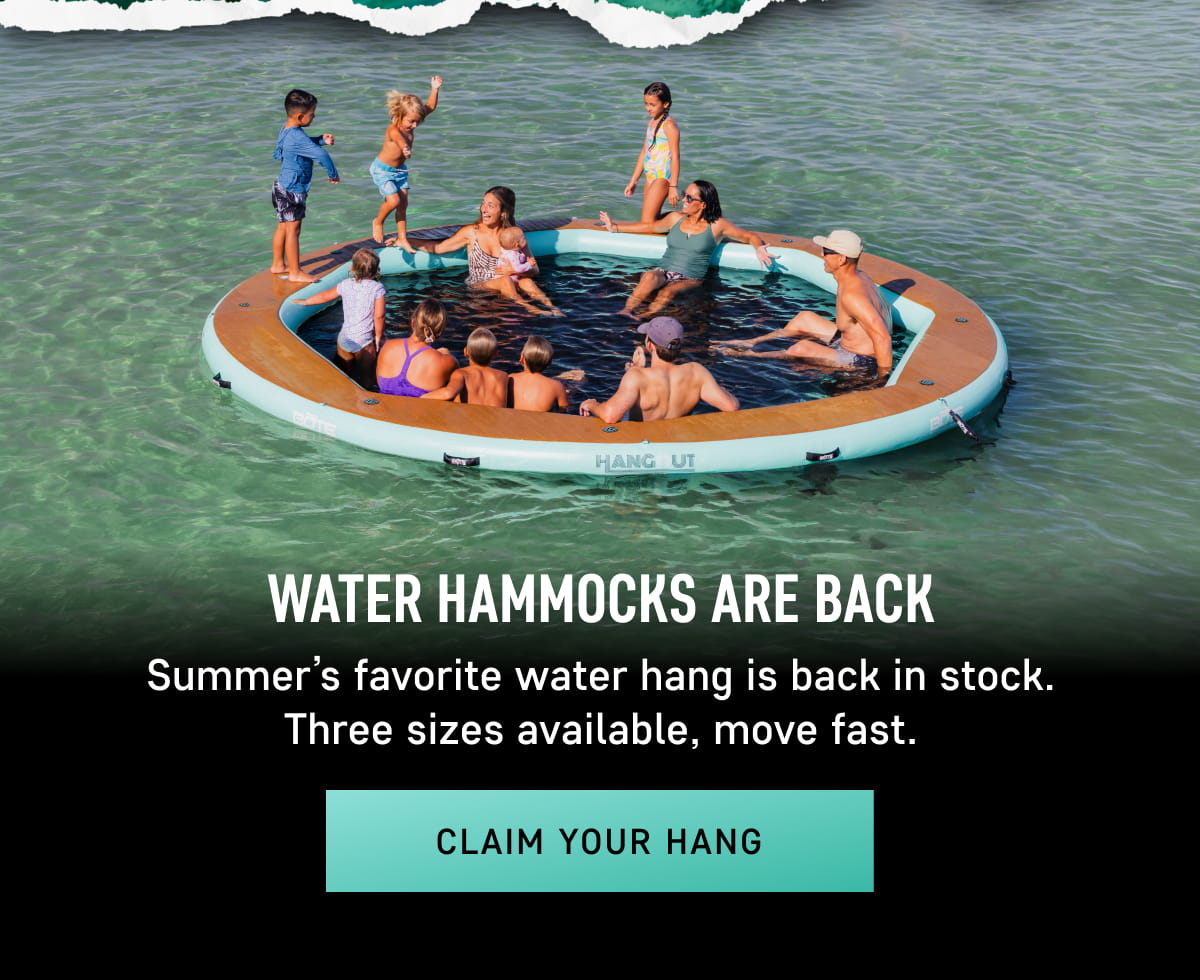 Water Hammocks are Back