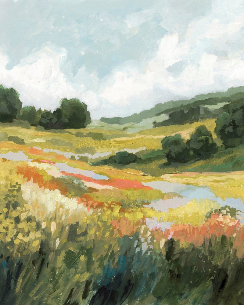 Prairie Grass Vista II by Victoria Barnes