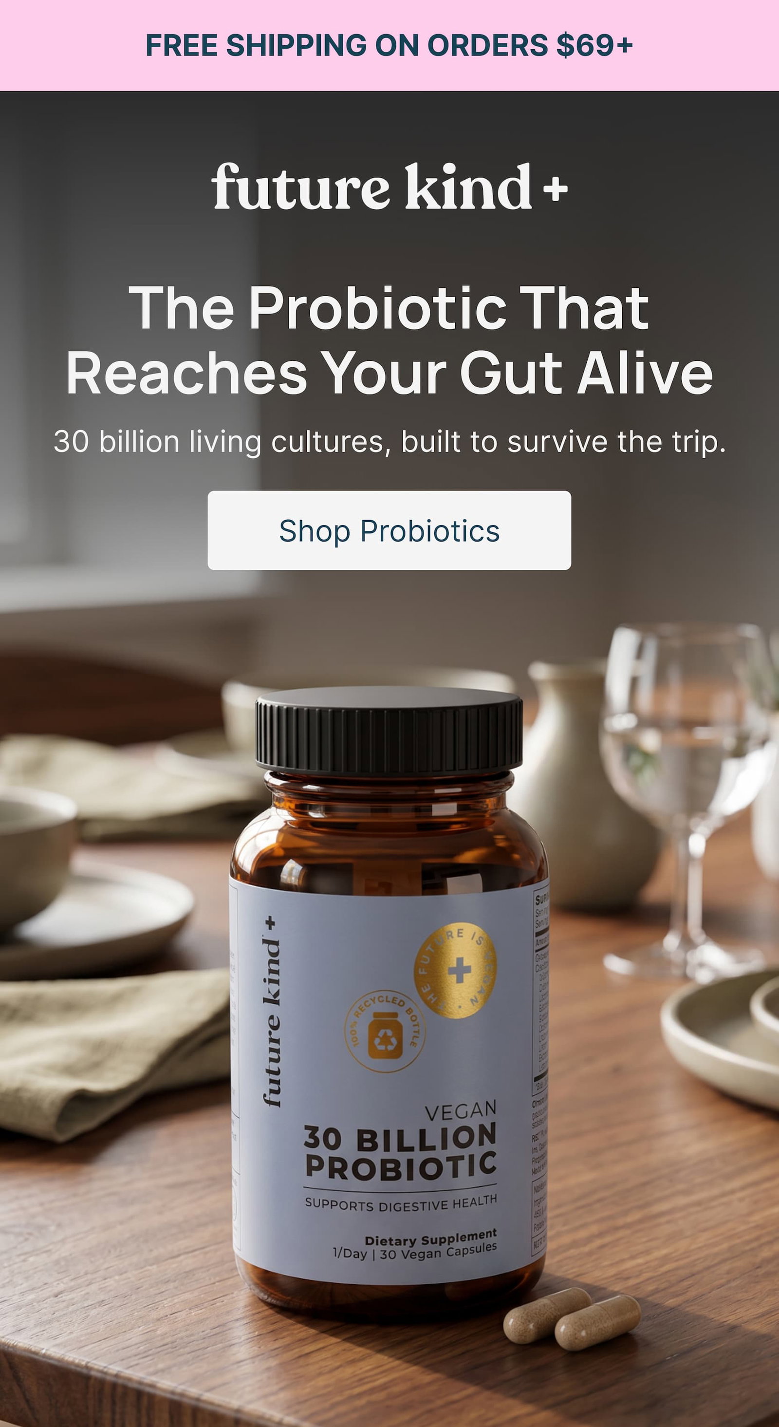 The Probiotic that reaches your gut alive
