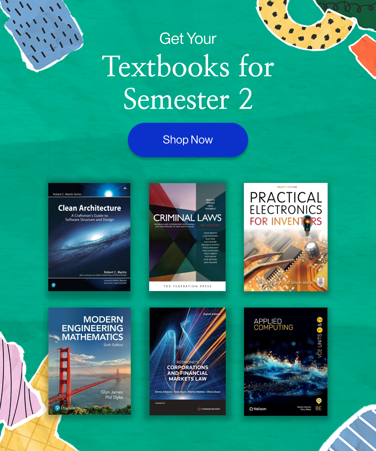 Get Your Textbooks for Semester 2